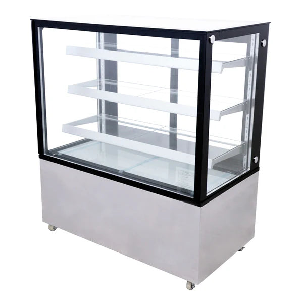 WindChill PC-47-3 Flat Glass 3 Tier 48" Refrigerated Pastry Display Case