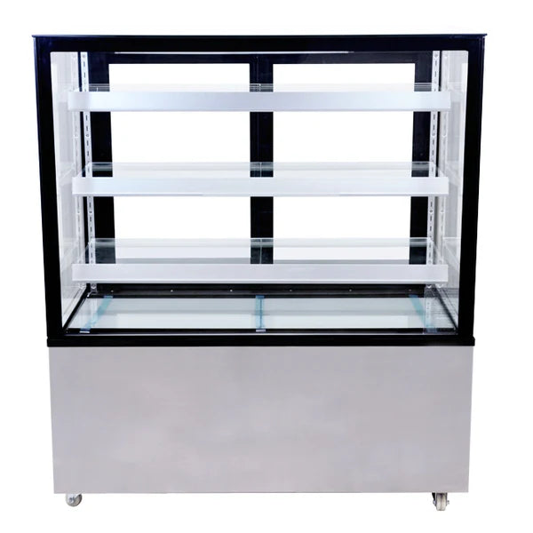 WindChill PC-47-3 Flat Glass 3 Tier 48" Refrigerated Pastry Display Case