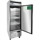 Atosa MBF8505GRL Bottom Mount 27" Single Solid Left Hinged Door Stainless Steel Refrigerator