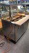 Used True 48” Sandwich/Salad Prep Table With Sneeze Guard