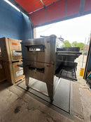 XLT 2440 Series Natural Gas Double Stack Pizza Conveyor Oven (24" Wide Conveyor)-Manufactured In 2023