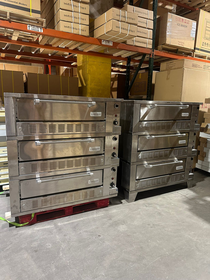 Used Garland G2121-72 Natural Gas 55" Triple Deck Roast/Bake Oven -(Manufactured in 2024)