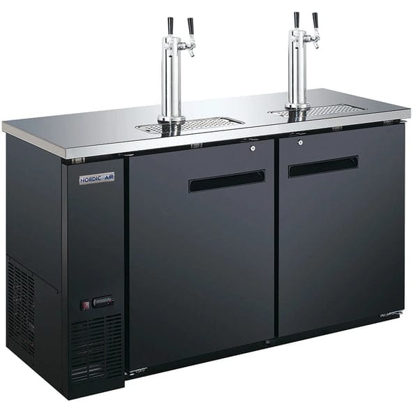 Nordic Air KGR-28-69 Double Door 69" Wide Keg Beer Dispensing Cooler