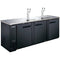 Nordic Air KGR-28-90 Triple Door 90" Wide Keg Cooler/Beer Dispensing Refrigerator