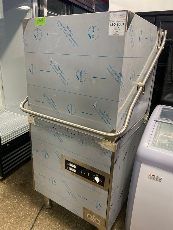 Used ATA AT951 High-Temp Hood Type Pass Through Dishwasher(Used Like New)