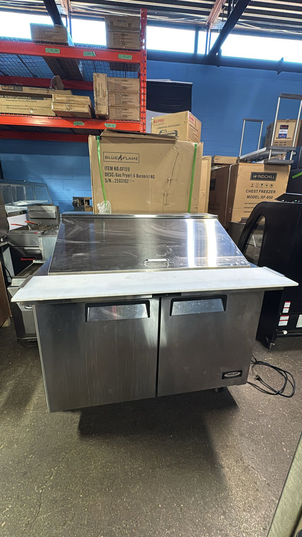 Used Atosa MSF8306 48" Mega Top Double Door Sandwich Prep Table