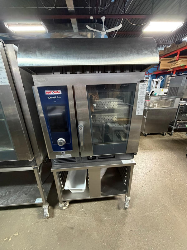 2023 Rational iCombi Pro 6-Half Size Pan Electric Combi Oven With Ventless Hood