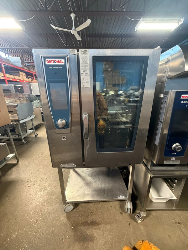 Used Rational iCombi Pro 10-Half Size Pan Electric Combi Oven With Original Stand- Manufactured in 2018