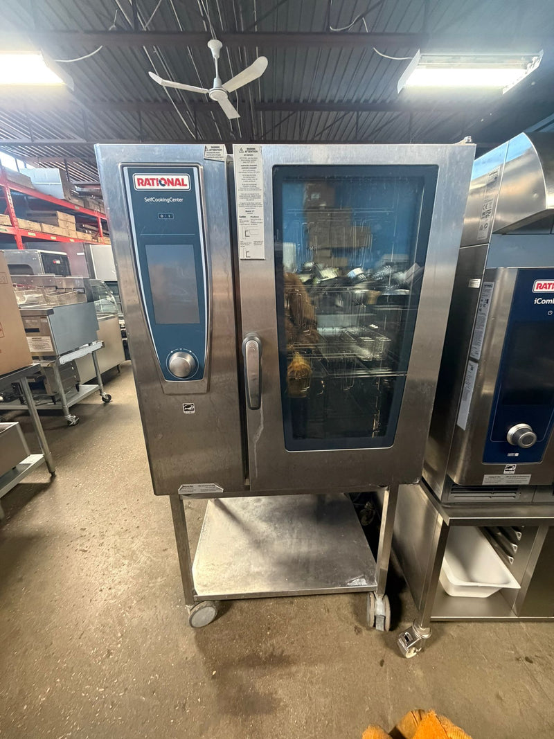 Used Rational iCombi Pro 10-Half Size Pan Electric Combi Oven With Original Stand- Manufactured in 2018