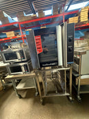 Used TurboFan E32D5 Digital Electric Convection Oven With Original Stand- Fits 5 Full Size Pans