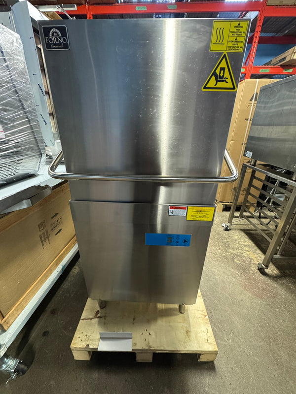 Forno FCMDW0031 Commercial High Temperature Stainless Steel Hood Type Dishwasher-Free Delivery And Installation