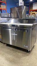 Brand New Scratch And Dent Migali C-SP48-12-HC Competitor Series 48" Double Door Sandwich/Salad Prep Table