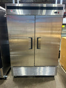 CPO Atosa MBF8507 54" Wide Double Solid Door Stainless Steel Refrigerator