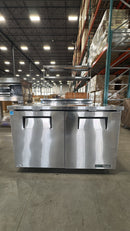 CPO True TUC-48-HC 48" Double Solid Door Undercounter Refrigerator-Like New