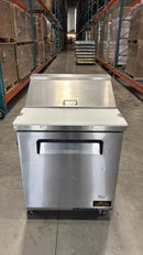 CPO Sub-equip CSSU-29 Single Door 29" Refrigerated Sandwich Prep Table- Mint Condition