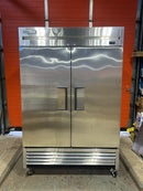 CPO True T-49-HC Double Solid Door 54" Wide Stainless Steel Refrigerator