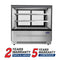 Atosa RDCS-48 Square Glass 2 Tier 48" Refrigerated Pastry Display Case