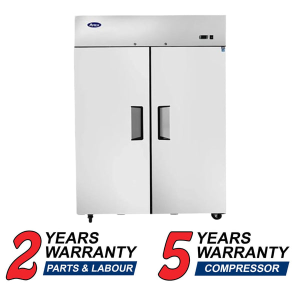 Atosa MBF8129GR Double Solid Door 52" Wide Stainless Steel Refrigerator/Freezer