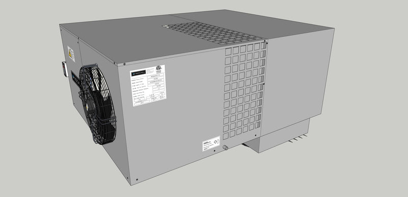 Walk in Freezer Self Contained (Drop In,Pre-Charged) Roof Type Refrigeration System