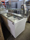 Used IGLOO ESCD67 72" Mega Top Refrigerated Salad Prep Table With Curved Glass Sneeze Guard