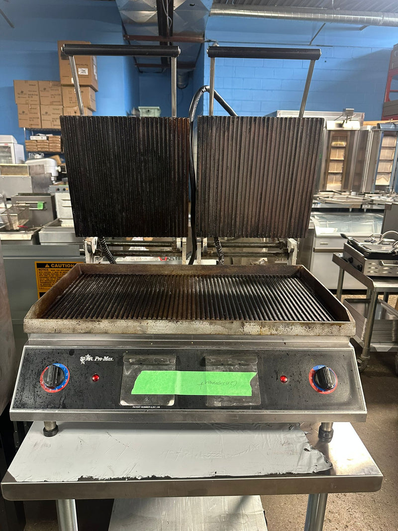 Used Star Pro Max 30"Width Double Press Panini Grill
