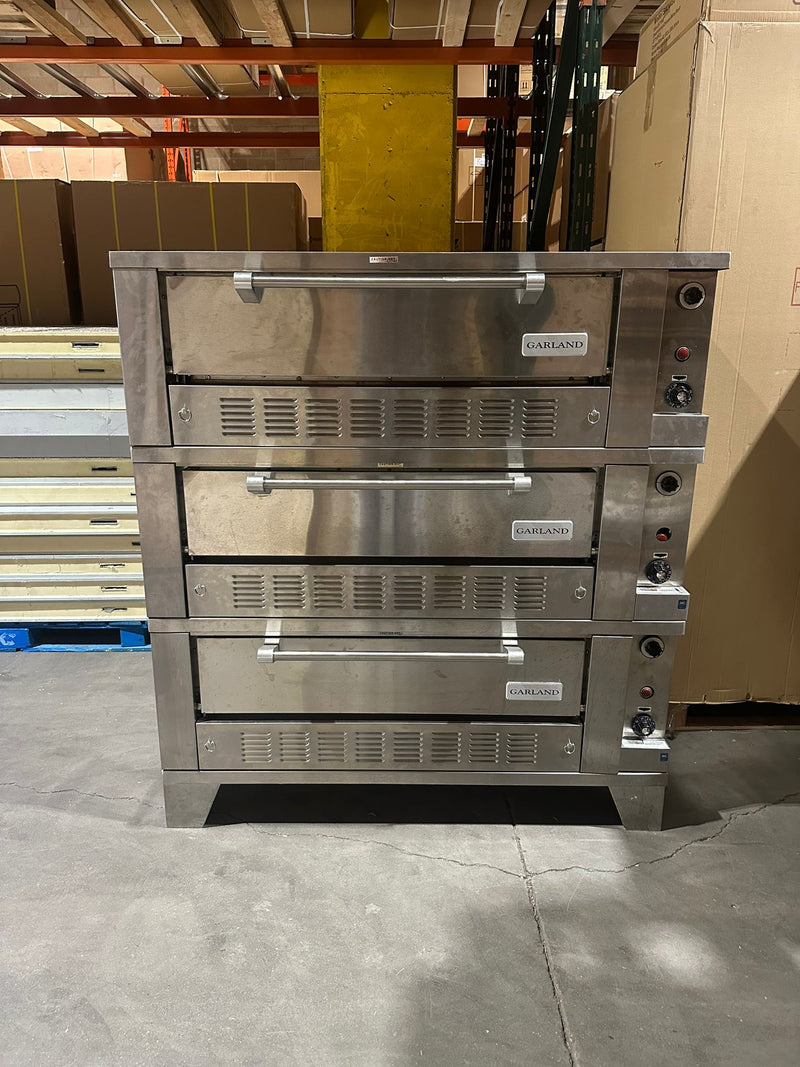 Used Garland G2121-72 Natural Gas 55" Triple Deck Roast/Bake Oven -(Manufactured in 2024)