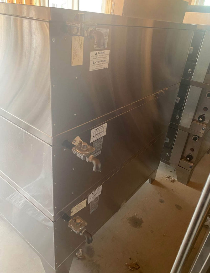 Used Garland G2121-72 Natural Gas 55" Triple Deck Roast/Bake Oven -(Manufactured in 2024)