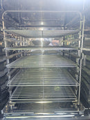 Used Rational SCC-102G 10 Full Size Pan Self Cooking Center Natural Gas Combi Oven With Stand