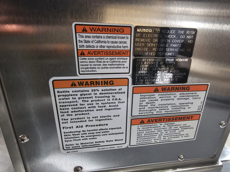 Vulcan K6ETT Manual Tilting 6-Gallon Electric Steam Kettle - 208V, 3 Phase(Brand New Never Used)