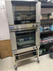 Used Turbofan E28M4/2 Full Size Sheet Pan Double Stack Manual Electric Convection Oven