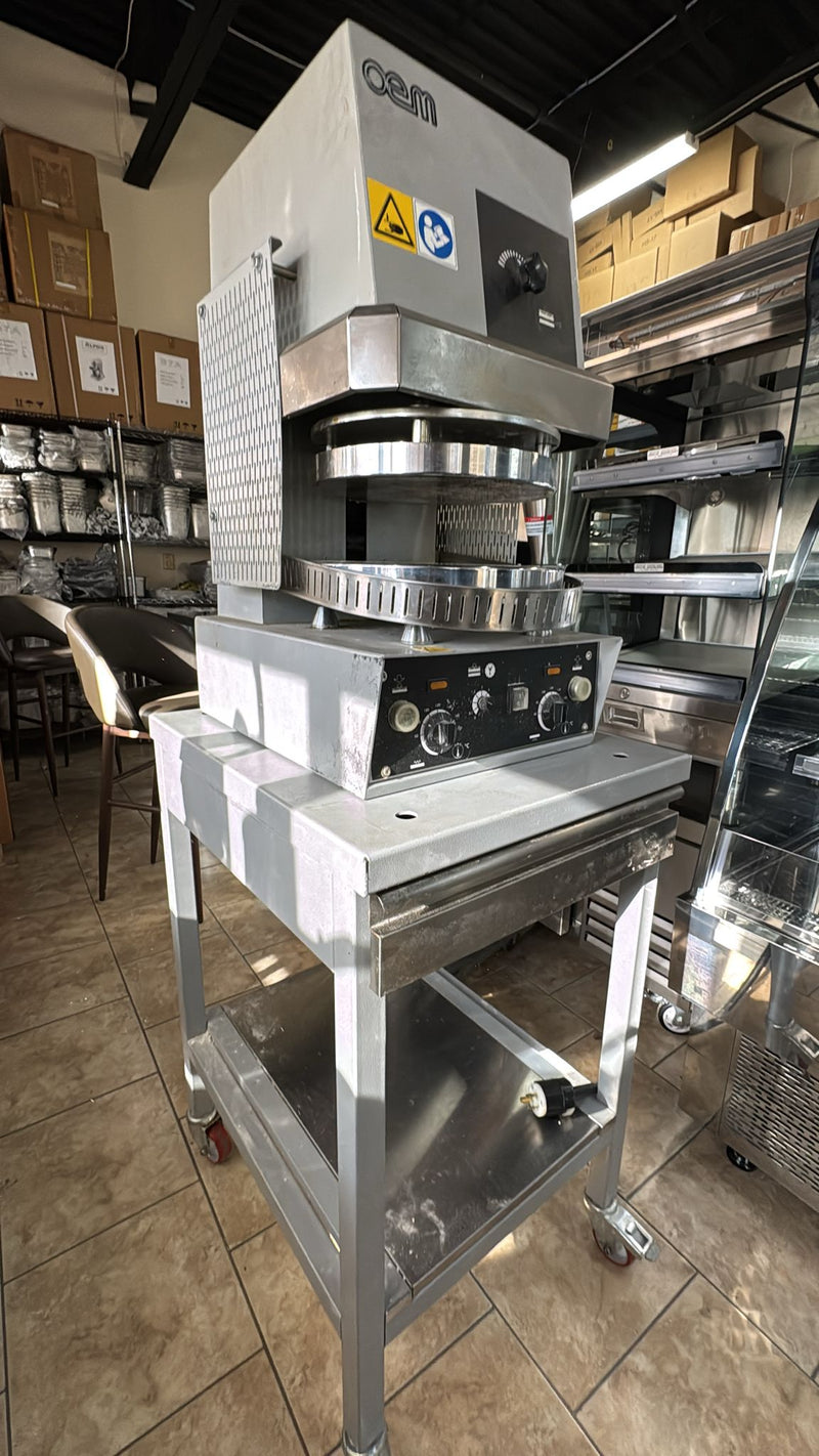 Used OEM PF33MT 33cm Flat Plate Pizza Press/Pizza Former