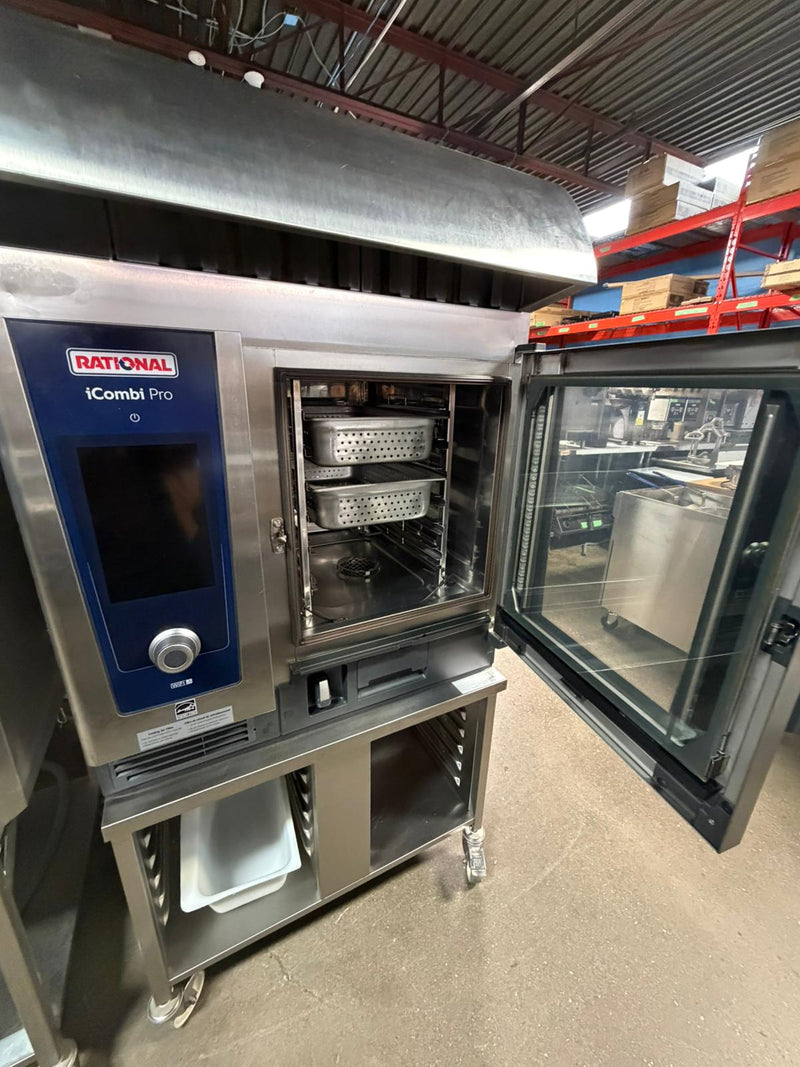 2023 Rational iCombi Pro 6-Half Size Pan Electric Combi Oven With Ventless Hood