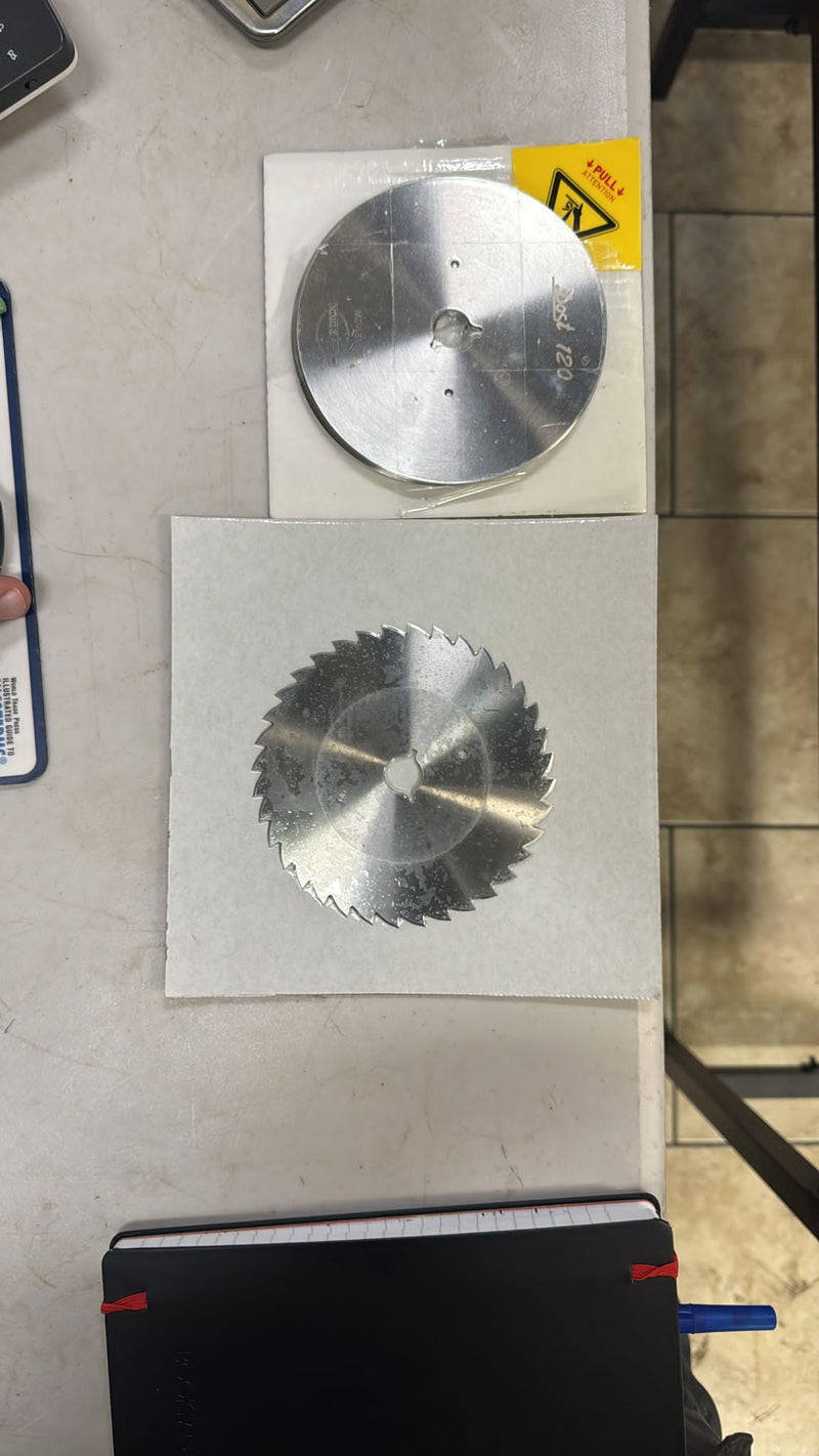 Dost 120mm Stainless Steel Blade For Electric Shawarma/Kebab Doner Knife