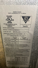 Sierra FRYSTAR400 Commercial 40 lbs Natural Gas Fryer - 90,000 BTU