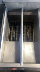 Used Blue Flame GF-120T 2 in 1 Fryer 120,000 BTU ( Save on Oil ) Split Fryer