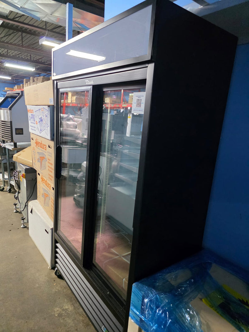 True GDM-41SL-HC-LD 47" Black Double Sliding Glass Door Refrigerator(Brand New Scratch And Dent)