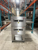 Brand New Open Box 2024 XLT 1832 Natural Gas Double Stack Conveyor Pizza Oven-18" Wide Conveyor, 32" Long Cooking Chamber