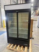 Brand New Open Box 2024 True GDM-41SL-HC-LD 47" Black Double Glass Door Refrigerator