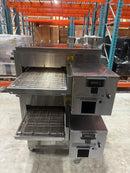 Brand New Open Box 2024 XLT 1832 Natural Gas Double Stack Conveyor Pizza Oven-18" Wide Conveyor, 32" Long Cooking Chamber