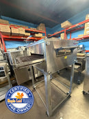 2025 XLT 2336 Natural Gas Single Stack Pizza Conveyor Oven - 23" Wide Conveyor, 36" Long Cooking Chamber