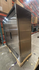 Brand New Scratch And Dent Atosa MBF8504GR Bottom Mount 82" Wide Triple Solid Door Stainless Steel Freezer