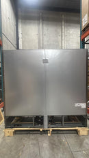 Brand New Scratch And Dent Atosa MBF8504GR Bottom Mount 82" Wide Triple Solid Door Stainless Steel Freezer