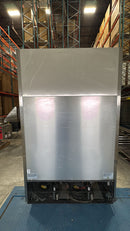 True TOAM-48-HC-TSL01 48" Stainless Steel Open Air Refrigerated Curtain Merchandiser