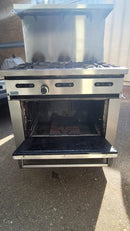 Used Garland Sunfire 36" Natural Gas 6 Burner Stove Top Range