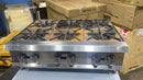 CPO Ikon IHP-6-36 Natural Gas 6 Burner Hot Plate- 150,000 BTU