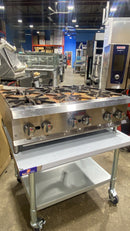 CPO Ikon IHP-6-36 Natural Gas 6 Burner Hot Plate- 150,000 BTU