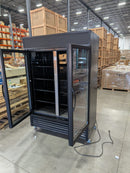 True GDM-49-HC-TSL01 54" Wide Black Double Door Refrigerator-Manuafactured In 2022