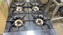 CPO Asber AER-4-24-NG 4 Burner Natural Gas Stove Top Range with Oven- 150,000 BTU