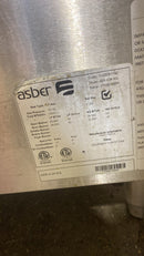 CPO Asber AER-4-24-NG 4 Burner Natural Gas Stove Top Range with Oven- 150,000 BTU
