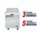 Atosa MSF8301GR Single Door 27" Refrigerated Sandwich Prep Table